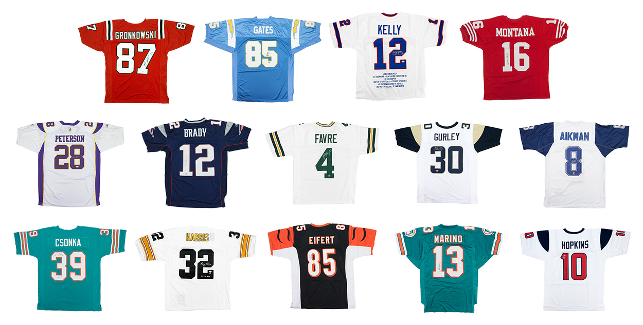 Hit Parade Autographed Football Jersey 