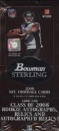 2008 Bowman Sterling Football Cards Hobby Box