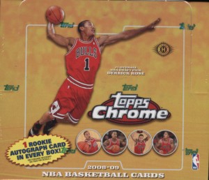 Topps Chrome Basketball Box
