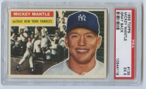 1956 Topps Mickey Mantle Card
