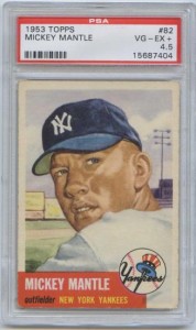 1953 Topps Mickey Mantle Baseball Card