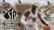 2008/09 Upper Deck SP Authentic Basketball box