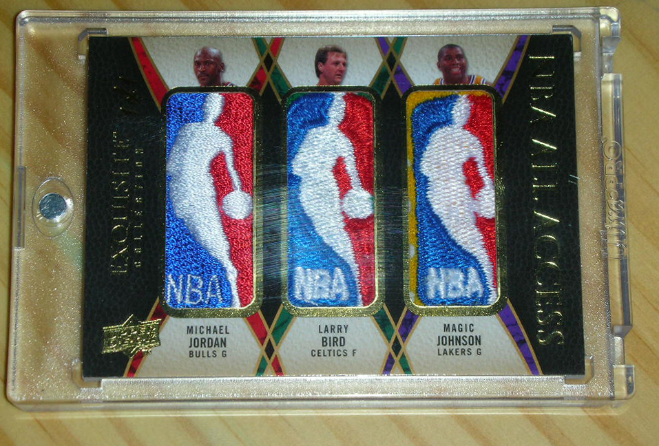 Jordan, Bird, Johnson 1/1 Logoman