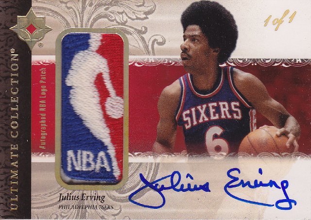 Julius Erving Autographed Card