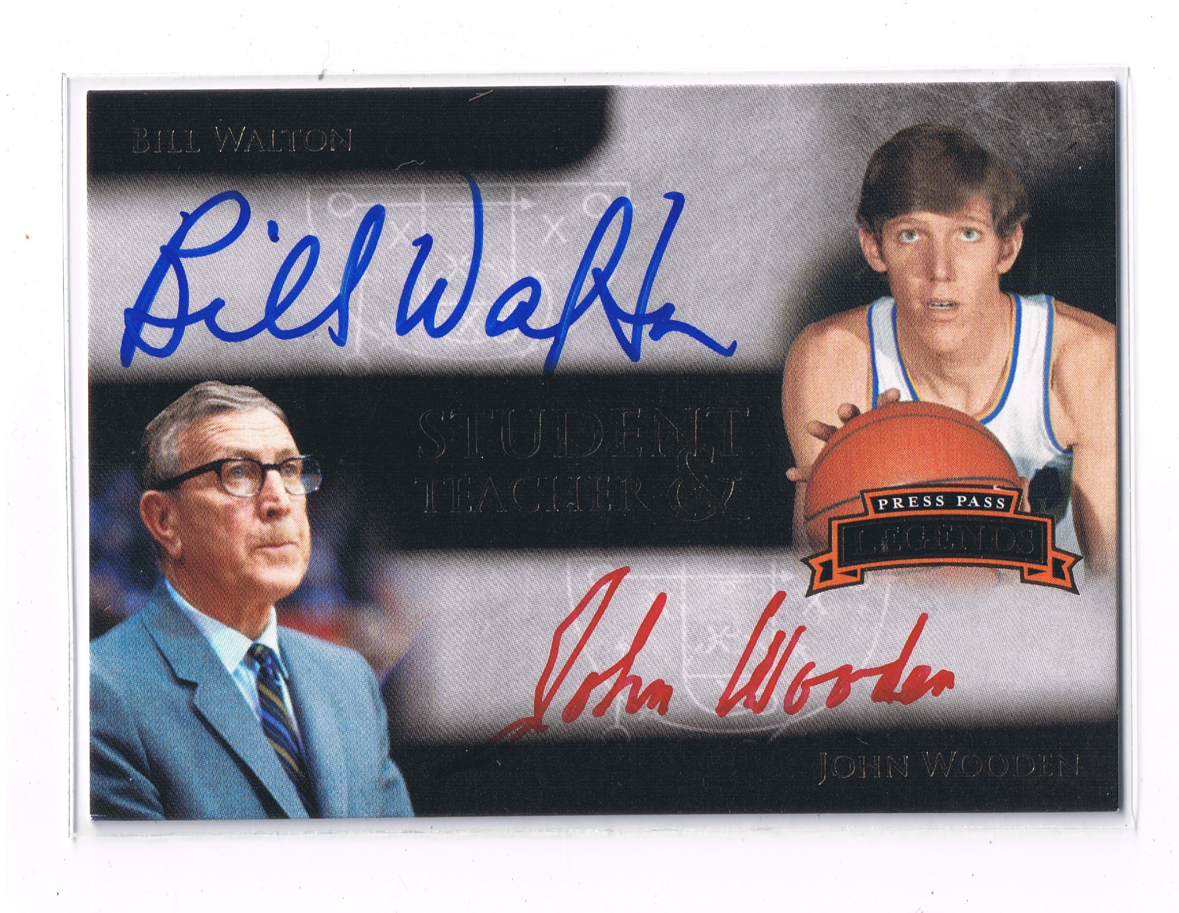 bill walton autographed basketball