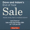 End of Year Sale!
