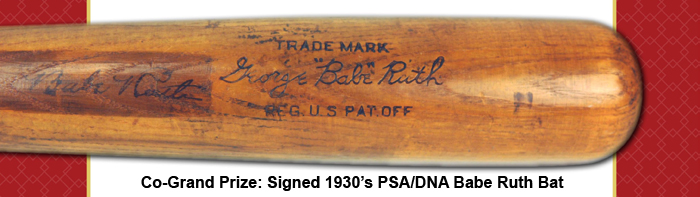 Babe Ruth Signed Bat