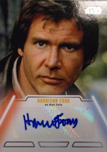 2013 Topps Star Wars Jedi Legacy Autographs Harrison Ford