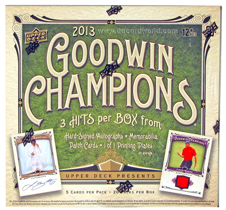 2013 UD Goodwin Champions