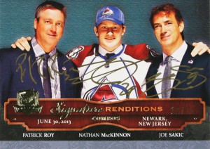 2013-14-NHL-The-Cup-Upper-Deck-Autographed-Signature-Renditions-Roy-Sakic-MacKinnon
