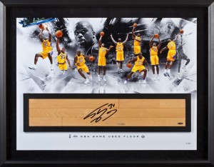 shaquille-oneal-autographed-nba-game-used-floor-big-aristotle-upper-deck-authenticated