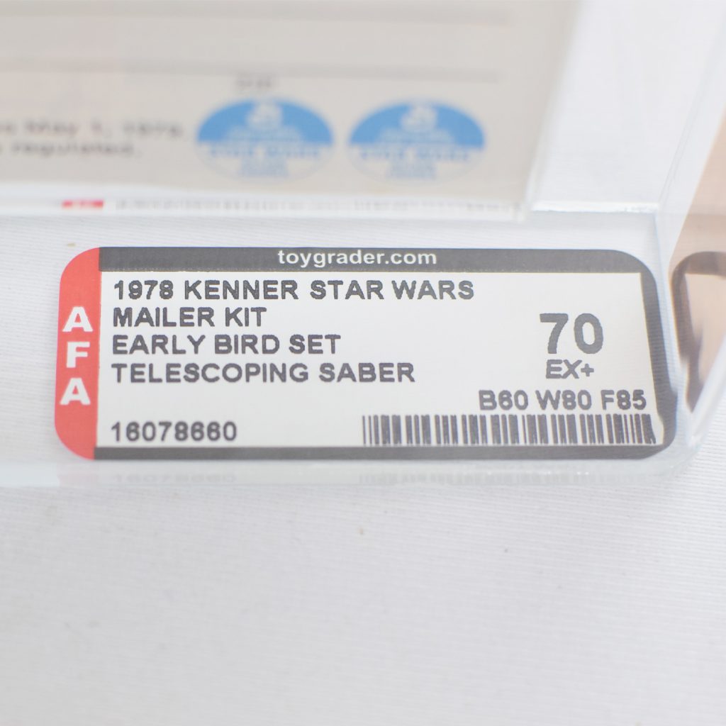 1978 Kenner Star Wars Mailer Kit AFA 70