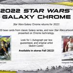 2022 Topps Star Wars Chrome Galaxy Checklist Preview