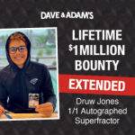Druw Jones 1/1 Autographed Superfractor Bounty Extended