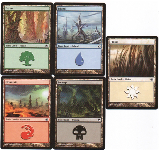 mtg land card boxes